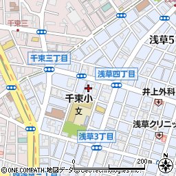 田中染色有限会社周辺の地図