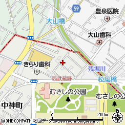 東京都昭島市中神町1371-97周辺の地図