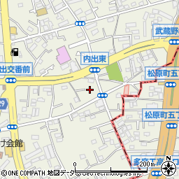 東京都福生市熊川404-3周辺の地図