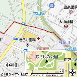 東京都昭島市中神町1371-116周辺の地図