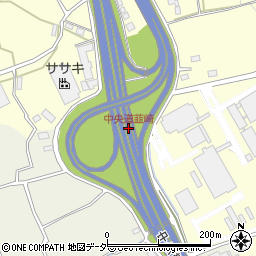 中央道韮崎周辺の地図