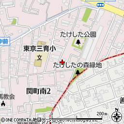 東京都練馬区関町南2丁目7-8周辺の地図