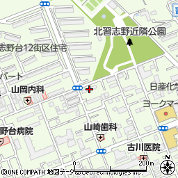産業住宅習志野台第３アパート１周辺の地図