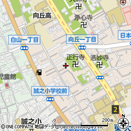 〒113-0023 東京都文京区向丘の地図