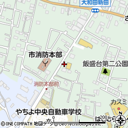 ワークマン八千代大和田店駐車場周辺の地図