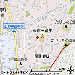 東京都練馬区関町南2丁目8-12周辺の地図