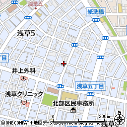 金子屋米店周辺の地図