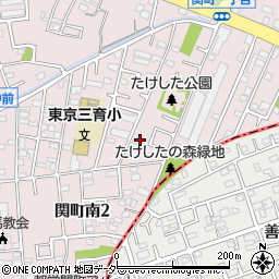 東京都練馬区関町南2丁目7-9周辺の地図