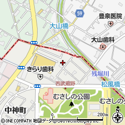 東京都昭島市中神町1371-77周辺の地図
