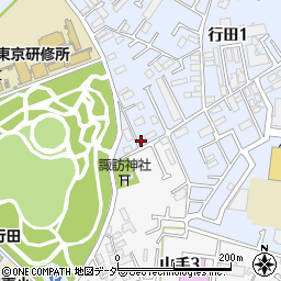 ザ・パーク行田駐車場周辺の地図