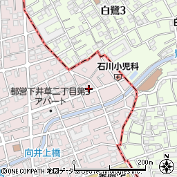 横瀬マンション周辺の地図