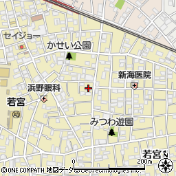 東京都中野区若宮3丁目3-24周辺の地図