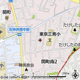 東京都練馬区関町南2丁目27-2周辺の地図