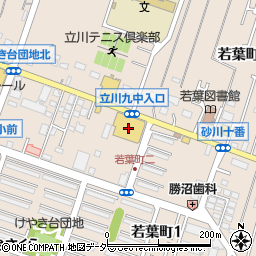 りそな銀行ヤオコー立川若葉町店 ＡＴＭ周辺の地図