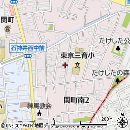 東京都練馬区関町南2丁目27-19周辺の地図