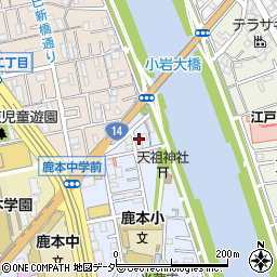 東京都江戸川区松本2丁目41-2周辺の地図