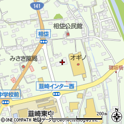メガネスーパー　韮崎店周辺の地図