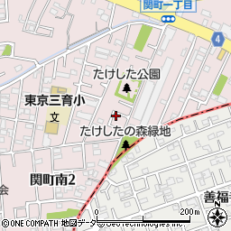 東京都練馬区関町南2丁目7-42周辺の地図