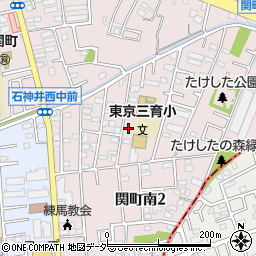 東京都練馬区関町南2丁目8-13周辺の地図