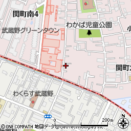 東京都練馬区関町南4丁目13-14周辺の地図