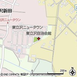 千葉県富里市立沢86周辺の地図