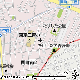 東京都練馬区関町南2丁目8-45周辺の地図