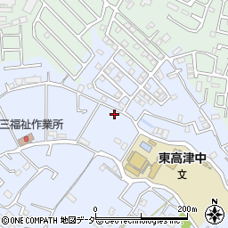 千葉県八千代市高津1082-5周辺の地図