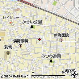 東京都中野区若宮3丁目3-21周辺の地図