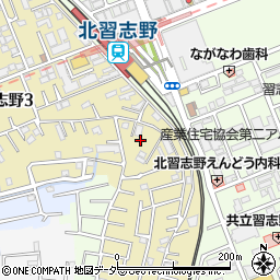 千葉県船橋市西習志野4丁目2周辺の地図