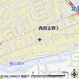 千葉県船橋市西習志野3丁目周辺の地図