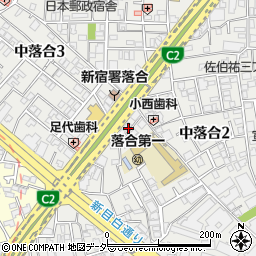 東京都新宿区中落合2丁目12-3周辺の地図