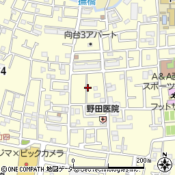 東京都西東京市向台町3丁目7周辺の地図
