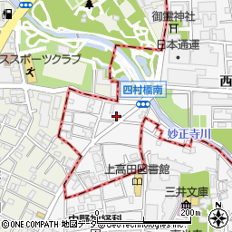 まいばすけっと新井薬師前駅北店周辺の地図