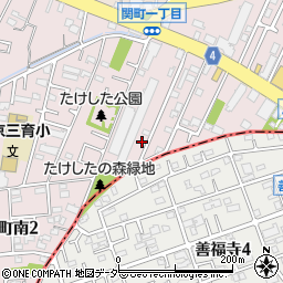 東京都練馬区関町南2丁目6-39周辺の地図