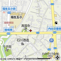 東京都福生市熊川303周辺の地図