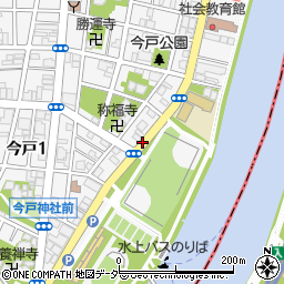 桜橋中周辺の地図