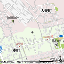 千葉県佐倉市本町130周辺の地図