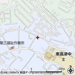千葉県八千代市高津1082-1周辺の地図