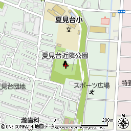 千葉県船橋市夏見台2丁目13周辺の地図