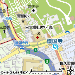 日本大学豊山高等学校周辺の地図