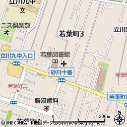 横濱家 立川店周辺の地図