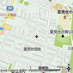 千葉県船橋市夏見台2丁目8周辺の地図