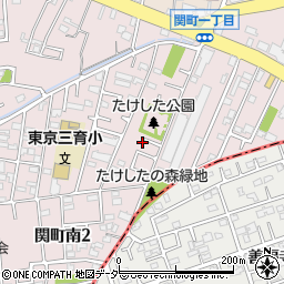 東京都練馬区関町南2丁目7-40周辺の地図