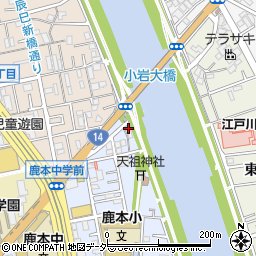 東京都江戸川区松本2丁目41-4周辺の地図