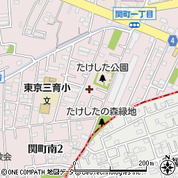 東京都練馬区関町南2丁目7-12周辺の地図
