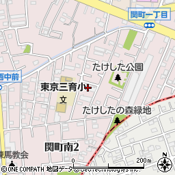 東京都練馬区関町南2丁目8-44周辺の地図