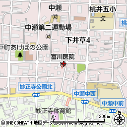 富川医院周辺の地図