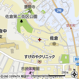 千葉県佐倉市鏑木町941-30周辺の地図
