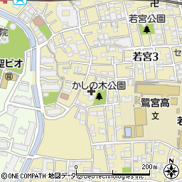 東京都中野区若宮3丁目52周辺の地図
