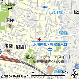 水道レスキュー新井薬師前・新中野・大和町・本町周辺の地図
